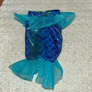 Baby alive doll shimmer n' splash replacement blue purple mermaid tail skirt toy